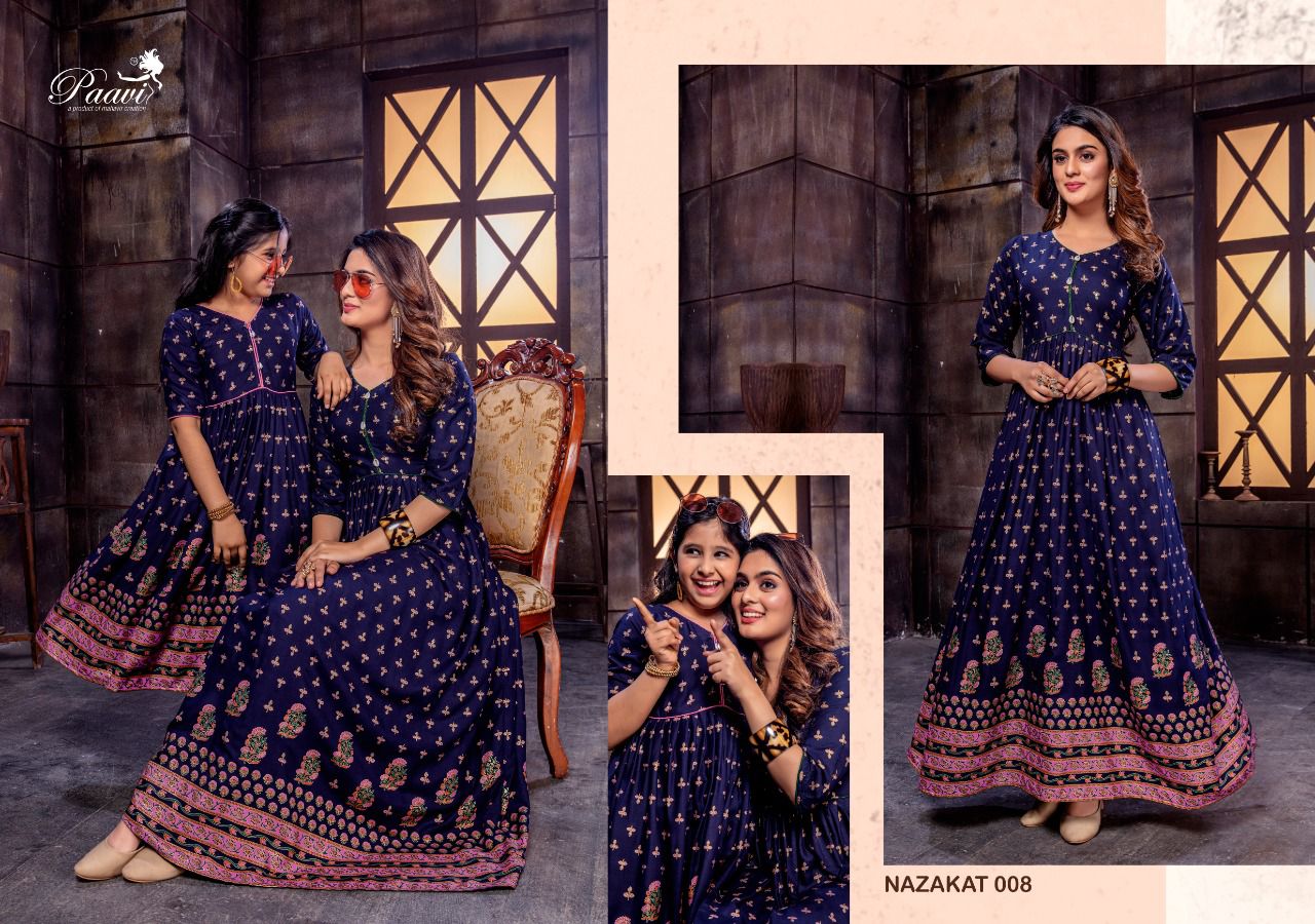 Nazakat Vol 2 By Paavi Long Anarkali Kurtis Catalog
